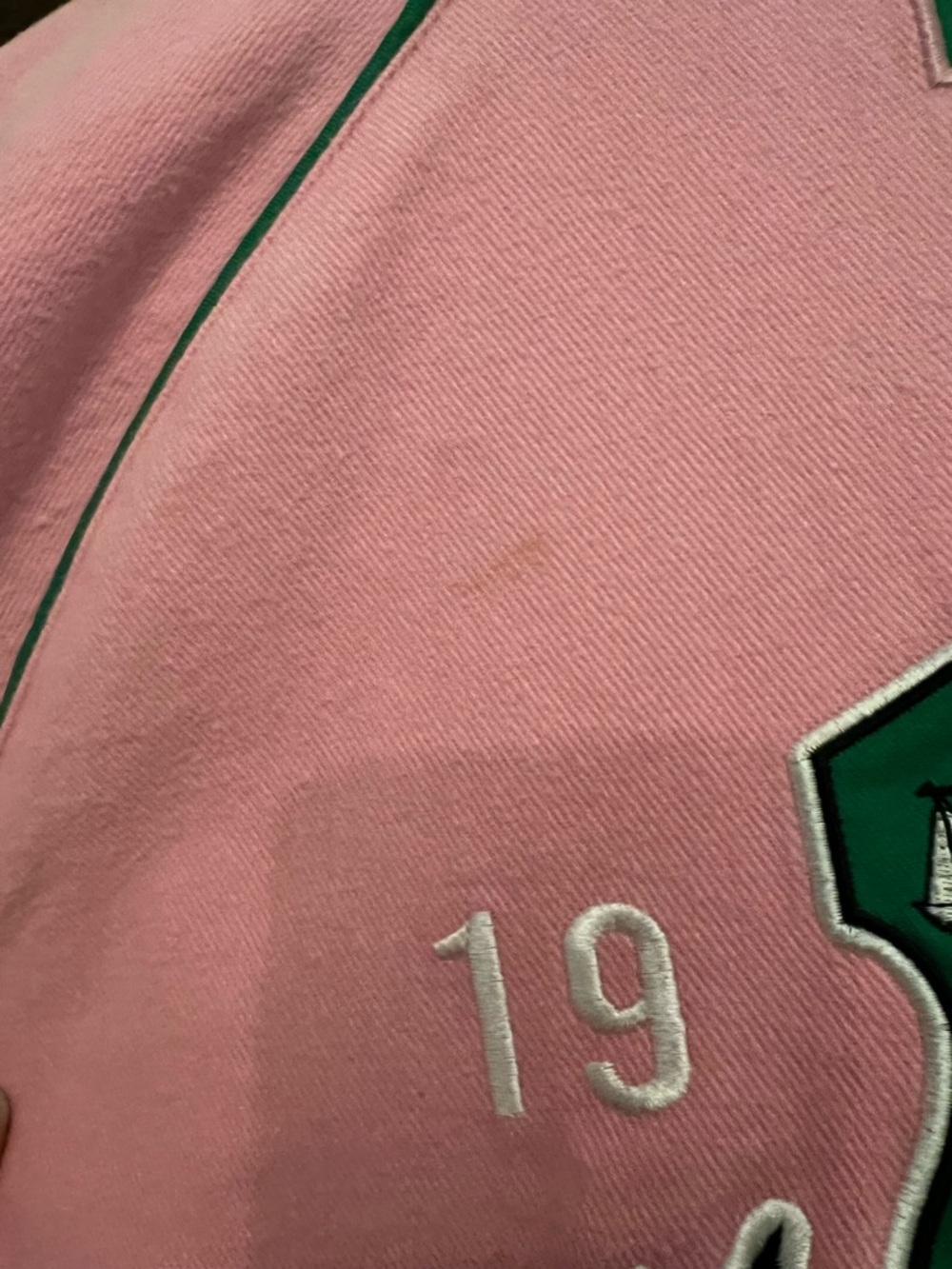 Pink Varsity Jacket - Picture 9 of 15